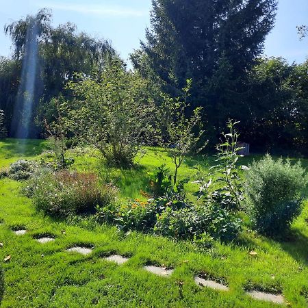 La Yourte Au Fonds Du Jardin Xhoris Kültér fotó